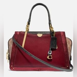 Coach Dreamer 27 w/Signature Canvas Color-block/Multi